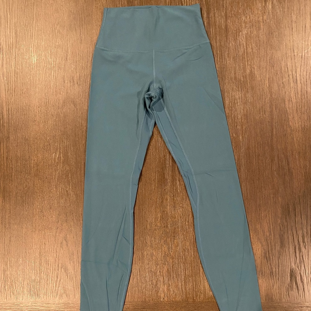 Teal Lululemon Align 28in Leggings
